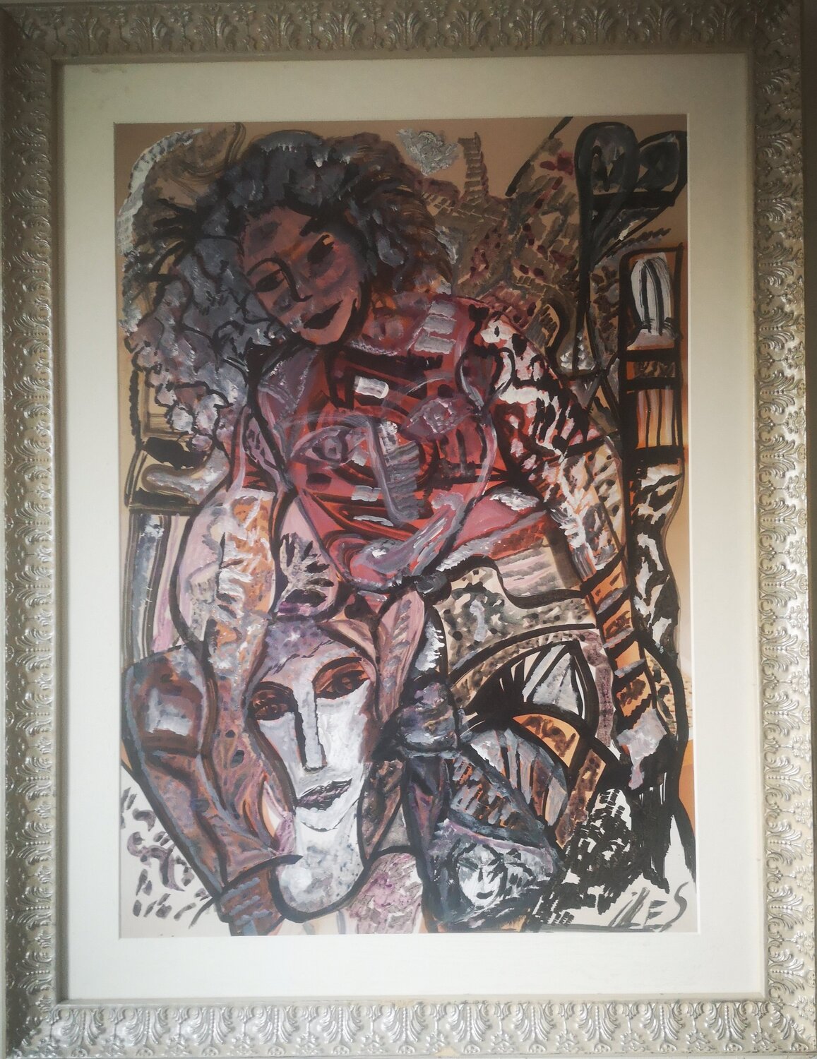Ancestral Abricodéal ÃŽles Original painting for sale