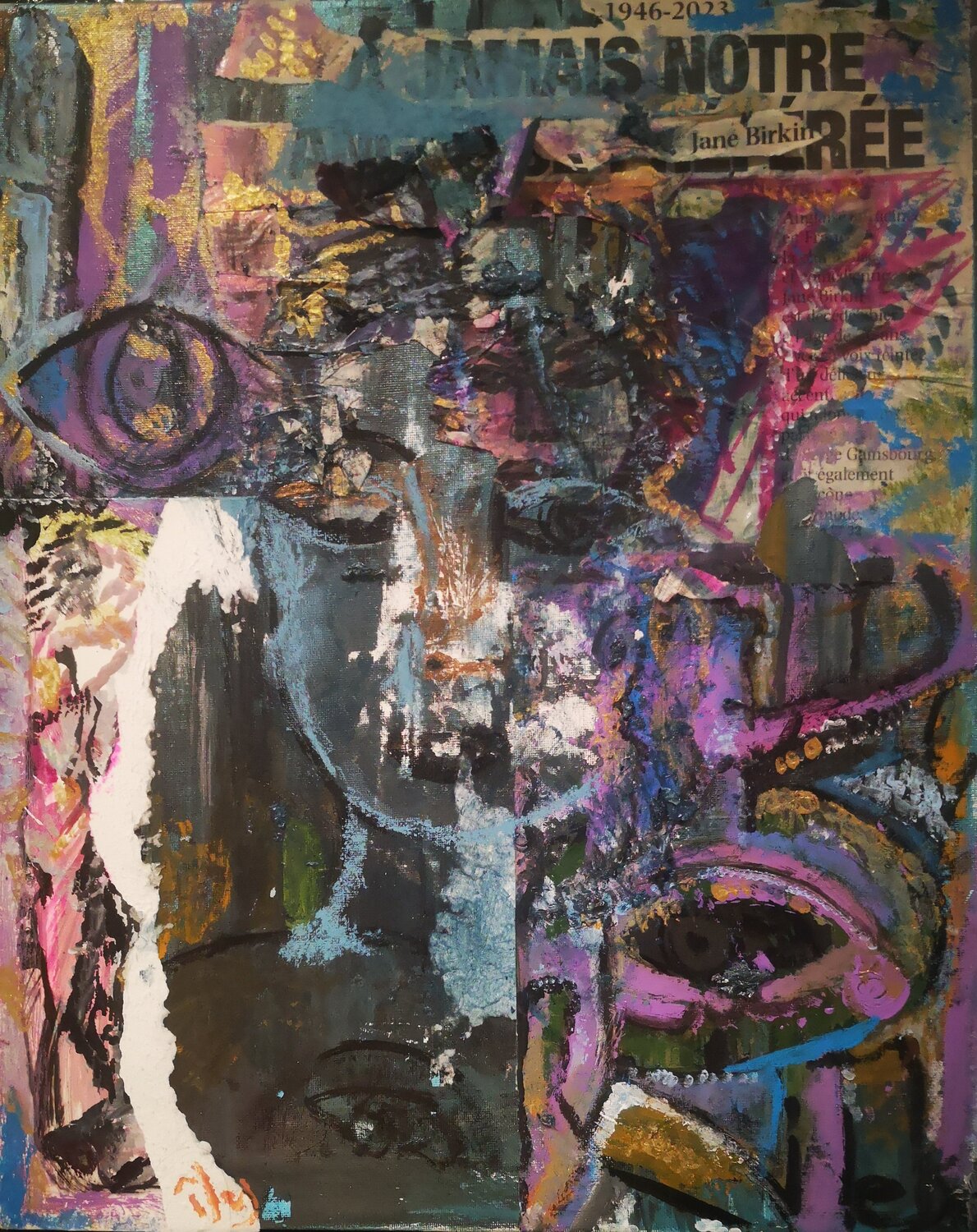 Déchirement Abricodéal ÃŽles Original painting for sale