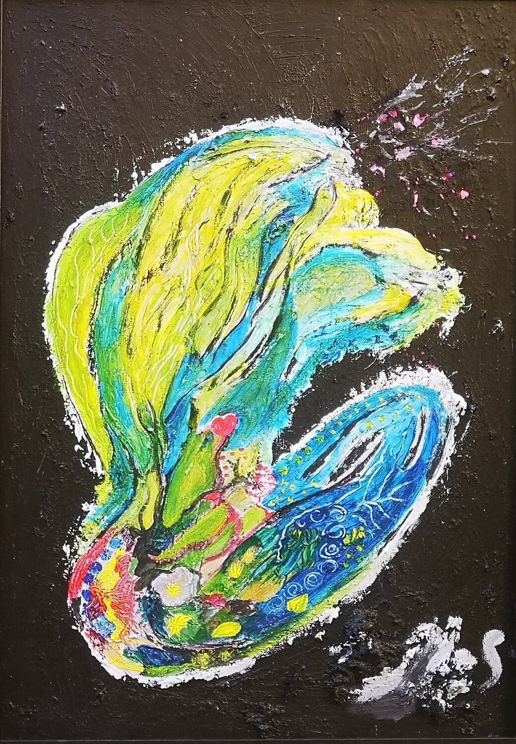 La femme qui pleure Abricodéal ÃŽles Original painting for sale