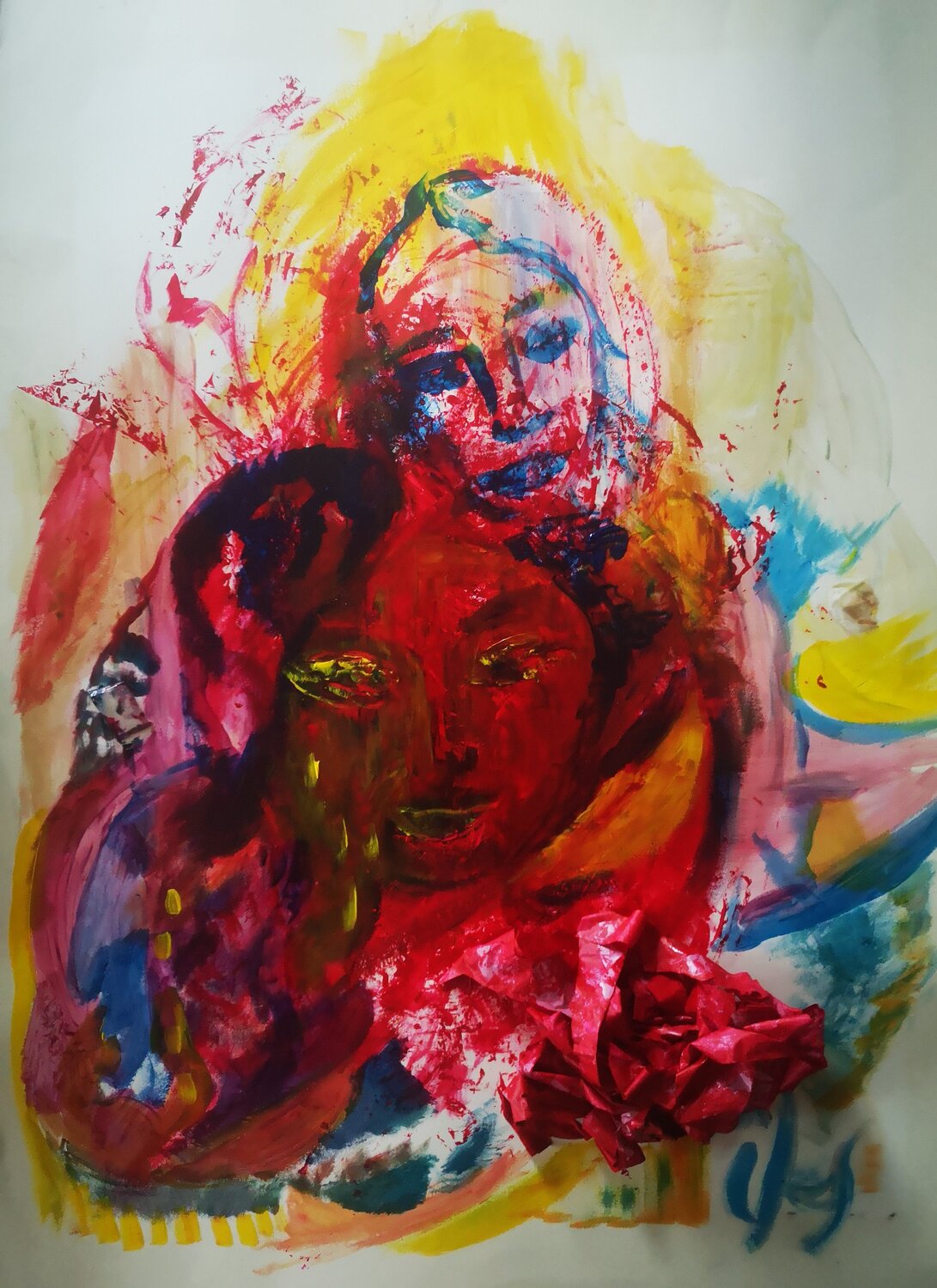 A la recherche du Sourire Abricodéal ÃŽles Original painting for sale