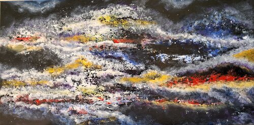 Constellation-2 by Silvia Sas, Painting for Sale on Select
