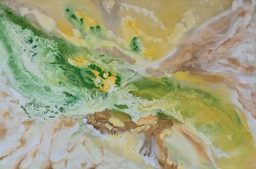 Spring Wheat Field by Silvia Sas, Painting for Sale on Select