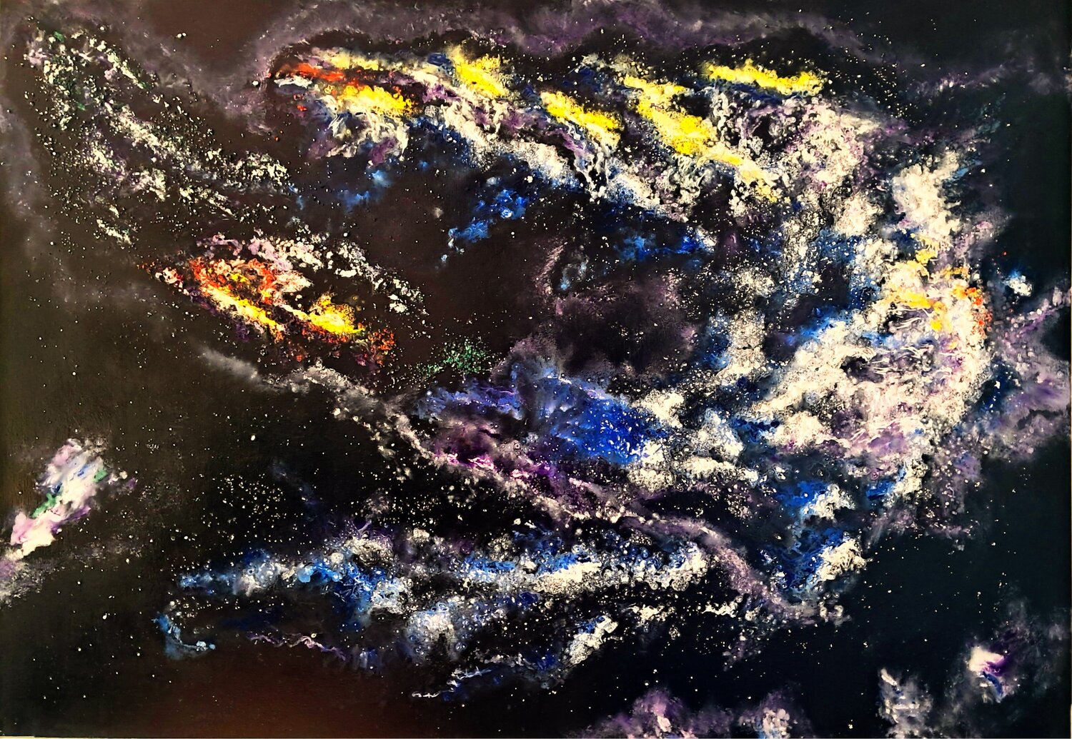 Constellation-7 Silvia Sas Original painting for sale
