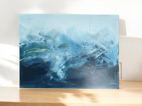 Wild sea by Beate Bröcker, Painting for Sale on Select