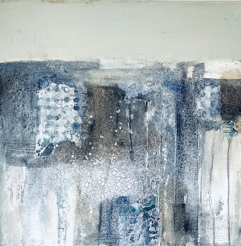 Im Zwischenraum  der Stille by Beate Bröcker, Painting for Sale on Select