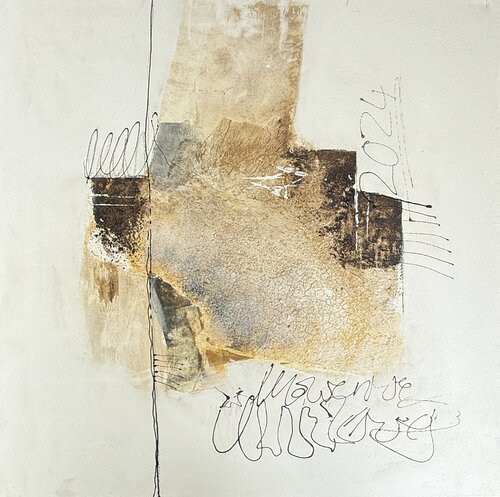 Spurensuche ll by Beate Bröcker, Painting for Sale on Select