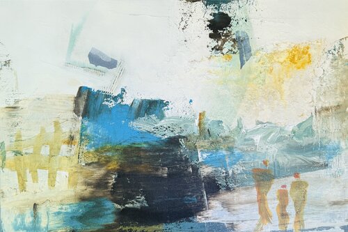 Traces in light by Beate Bröcker, Painting for Sale on Select