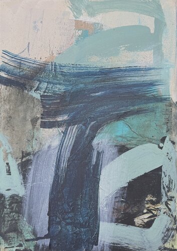 Zwischen Schichten lll by Beate Bröcker, Painting for Sale on Select