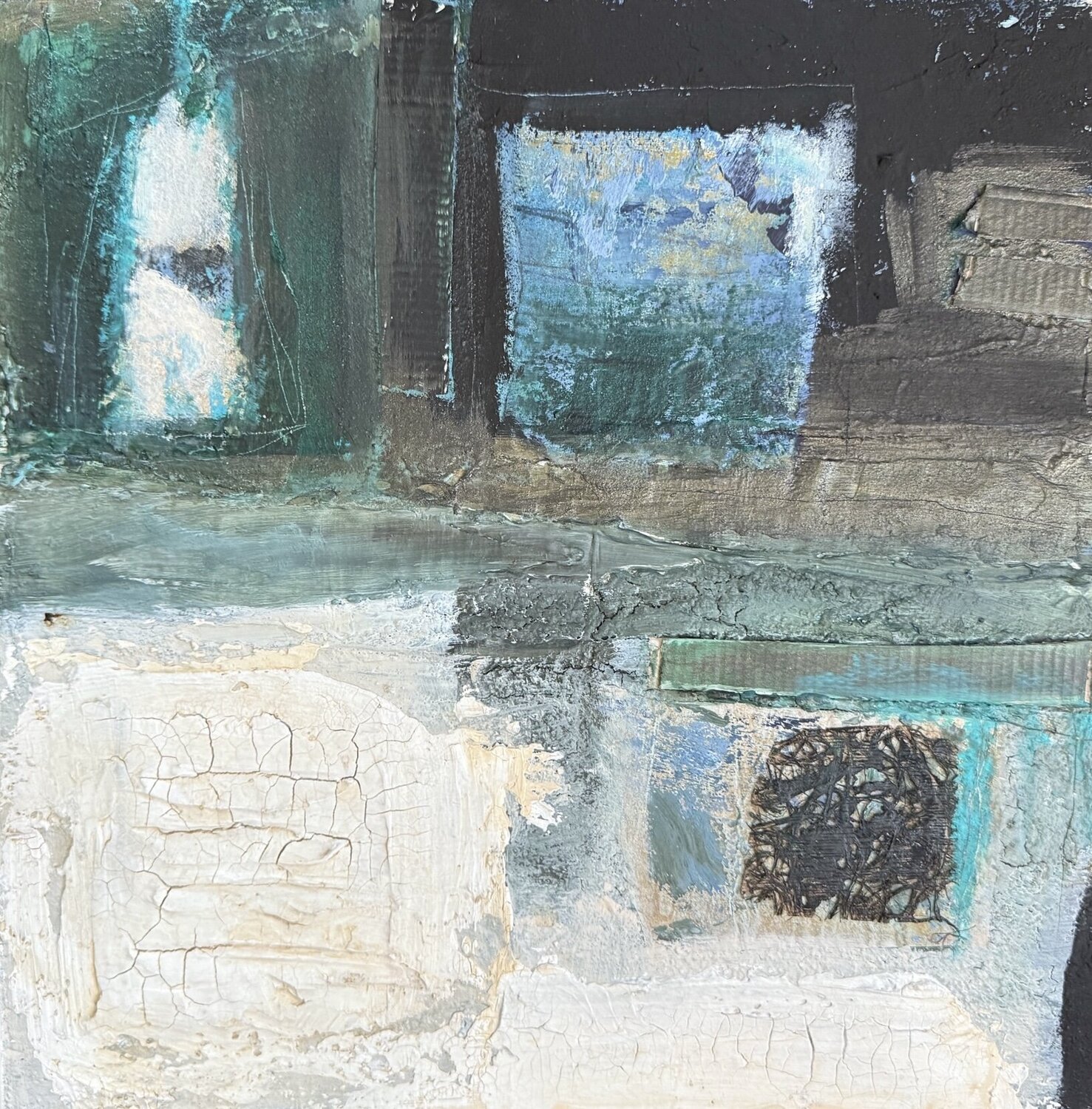 Spuren der Geschichte Beate Bröcker Original painting for sale