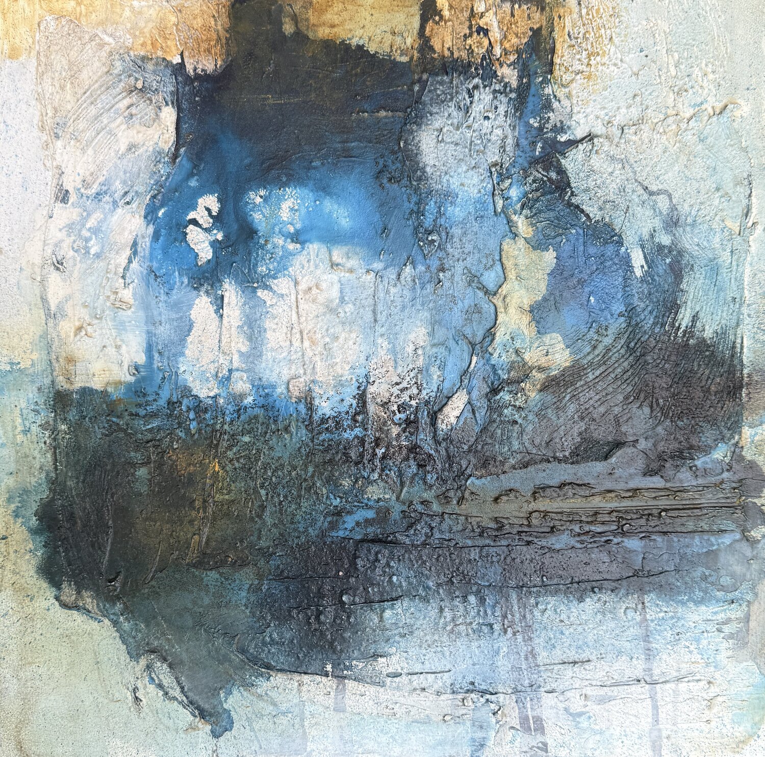Torn Landscape ll Beate Bröcker Original painting for sale