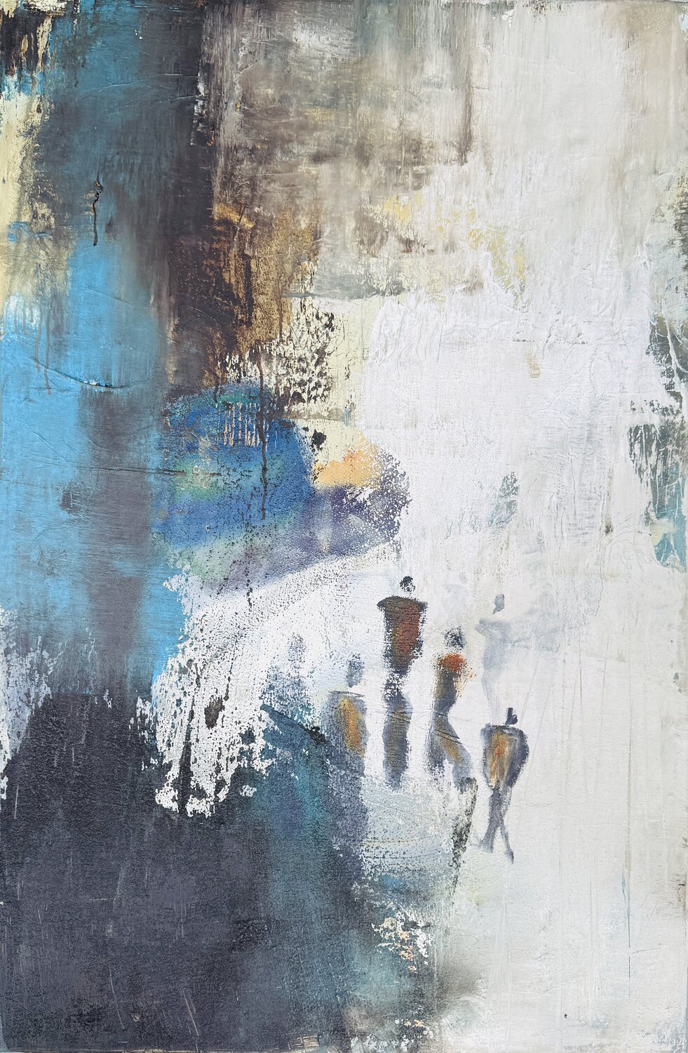 Whispers in the mist Beate Bröcker Original painting for sale