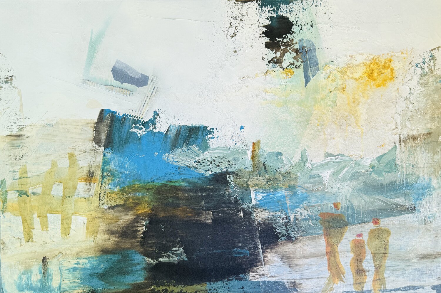Traces in light Beate Bröcker Original painting for sale