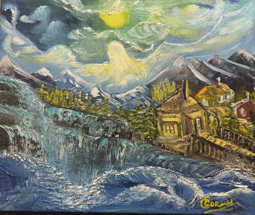 Where the Shefa Flows by Elana Gor, Painting for Sale on Select