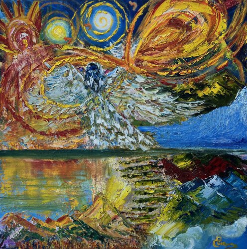 Gate Between Universes by Elana Gor, Painting for Sale on Select