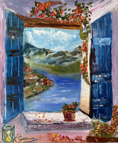 Through the Sand of Time by Elana Gor, Painting for Sale on Select