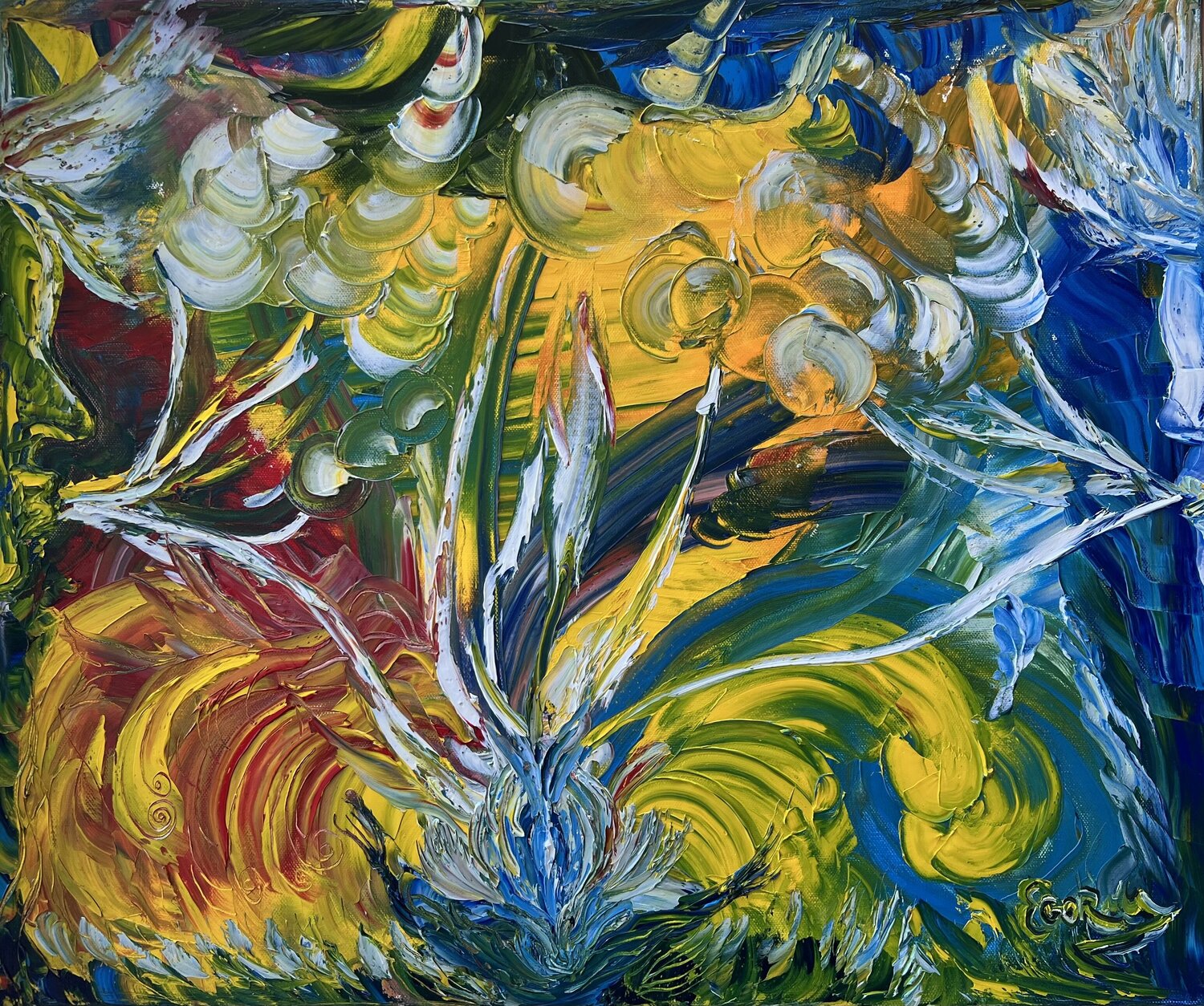 Breath of Creation Elana Gor Original painting for sale
