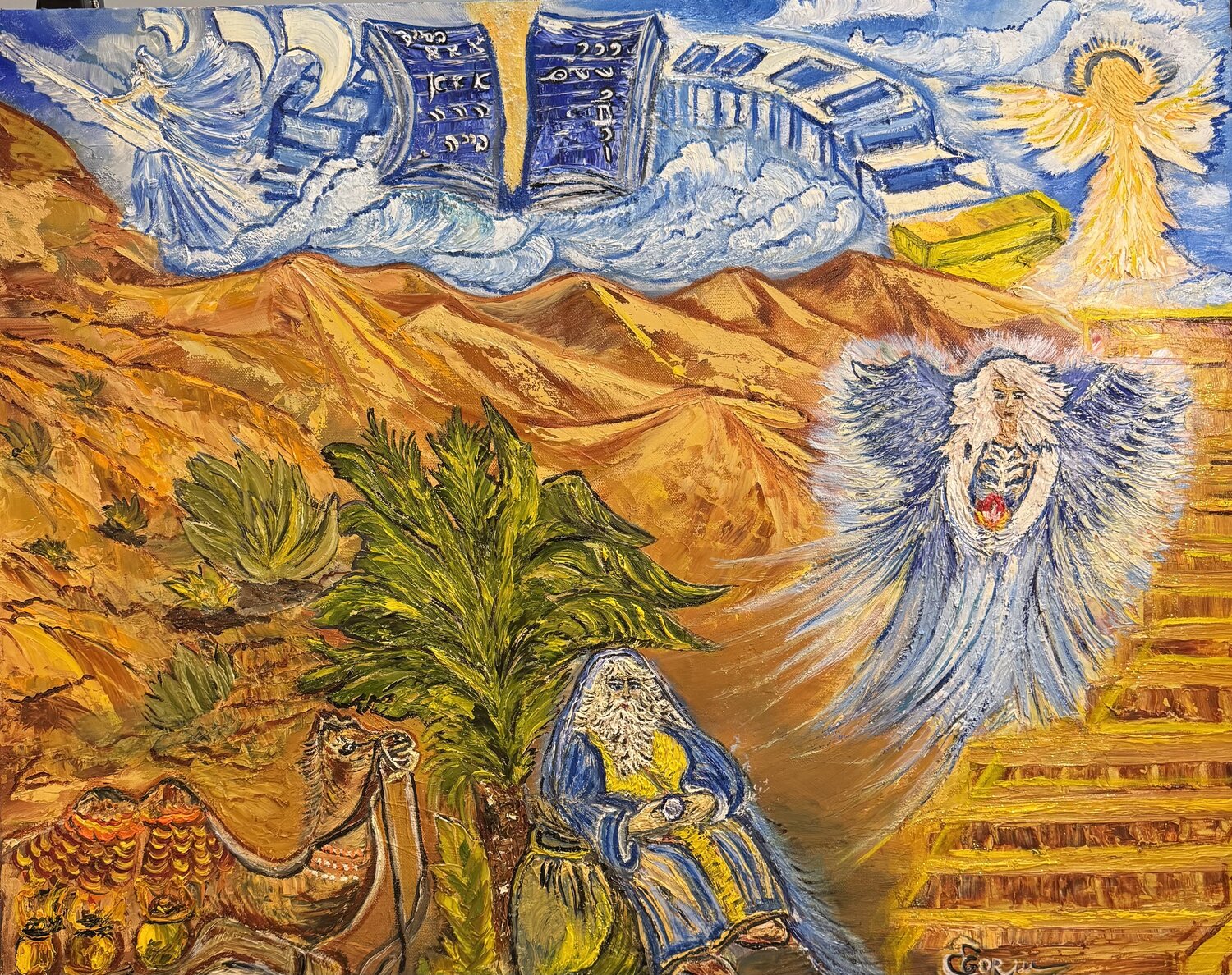 The Turning Point of Worlds Elana Gor Original painting for sale