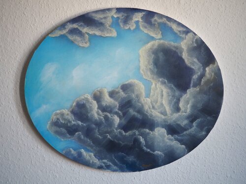 Wolken l by Philipp Spalt, Painting for Sale on Select