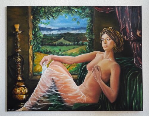 Haydee by Philipp Spalt, Painting for Sale on Select