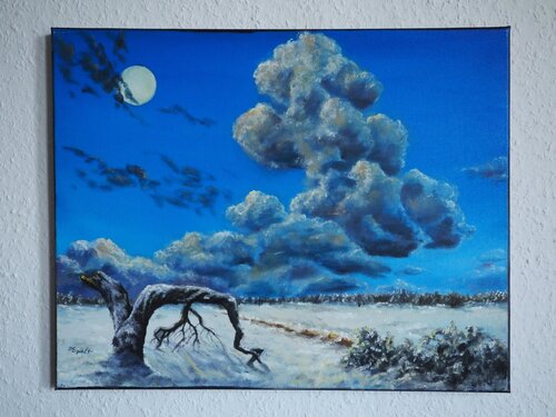 Schneefeld by Philipp Spalt, Painting for Sale on Select