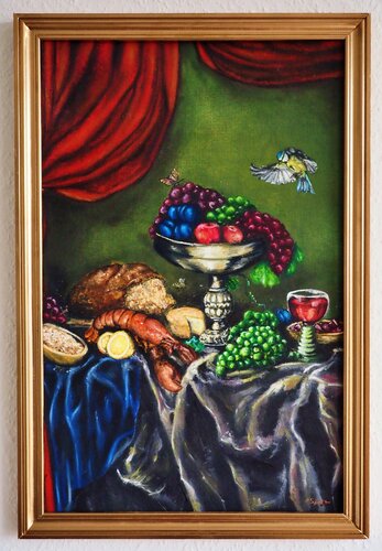 Stillleben 1 by Philipp Spalt, Painting for Sale on Select
