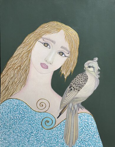 “Special spirit” by Tatia Tsindeliani, Painting for Sale on Select
