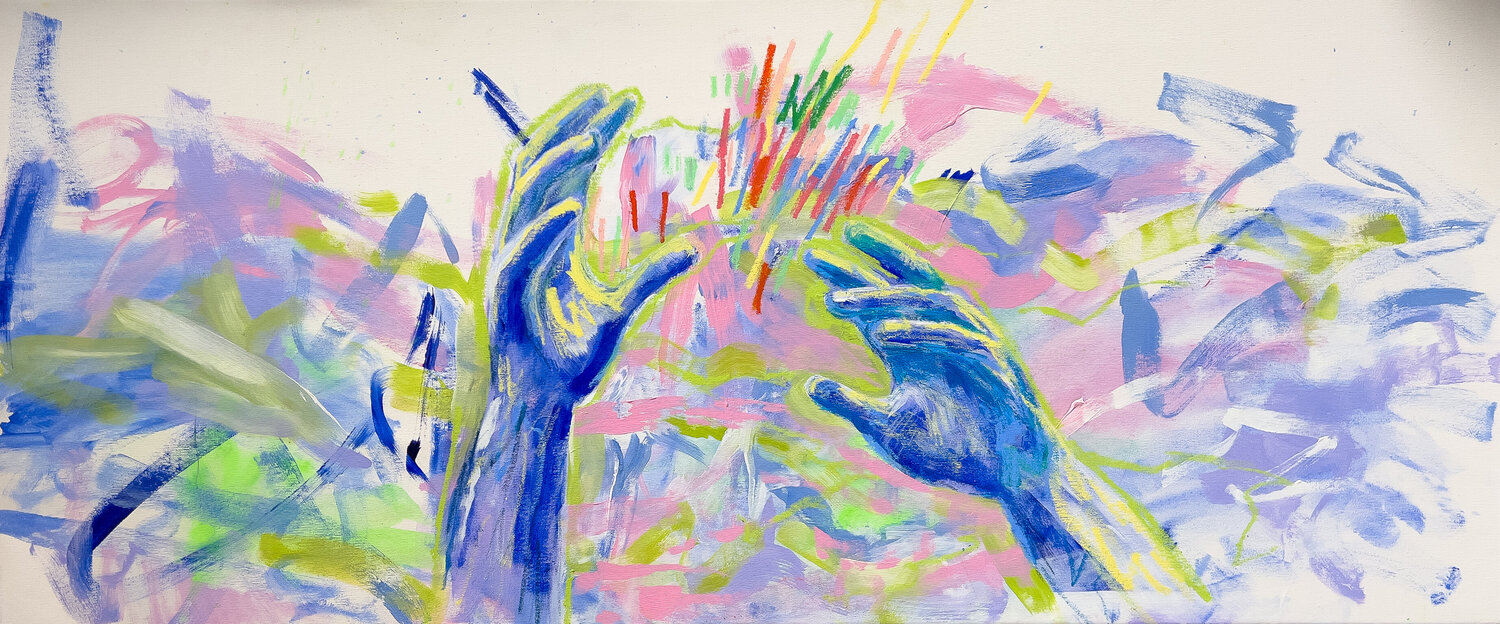 Hands On Katharina Goniwiecha Original painting for sale