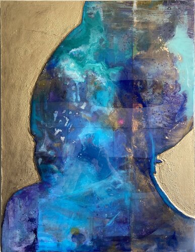 Noire VII by Patricia Caldevilla, Painting for Sale on Select
