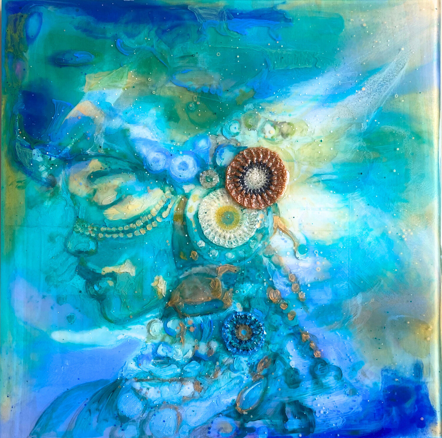 LINAJE Patricia Caldevilla Original painting for sale