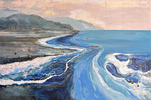 Edge of Silence by Maksym Stasiuk, Painting for Sale on Select