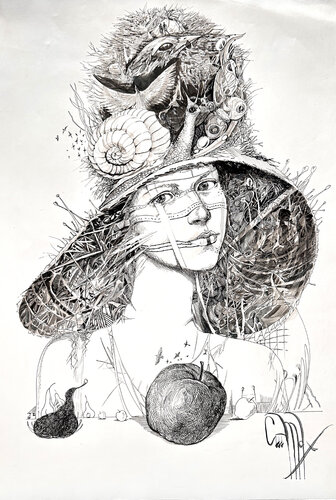 The Inner Orchard by Maksym Stasiuk, Drawing for Sale on Select