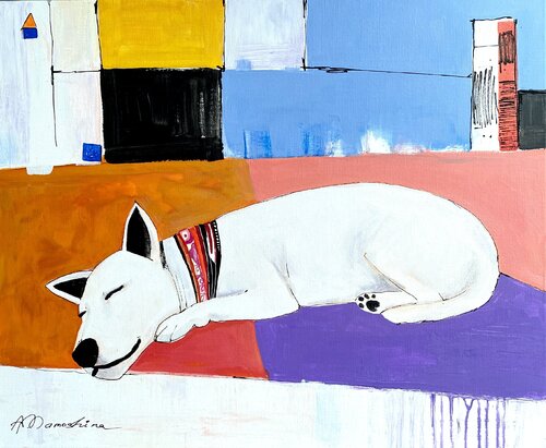 Siesta in the City of Dreams by Anastasia Mamoshina, Painting for Sale on Select
