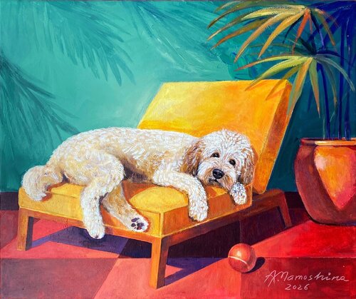 QUIET AFTERNOON by Anastasia Mamoshina, Painting for Sale on Select