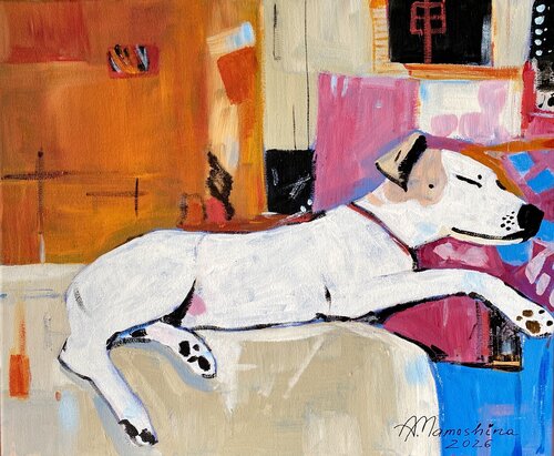 The Art of Doing Nothing by Anastasia Mamoshina, Painting for Sale on Select