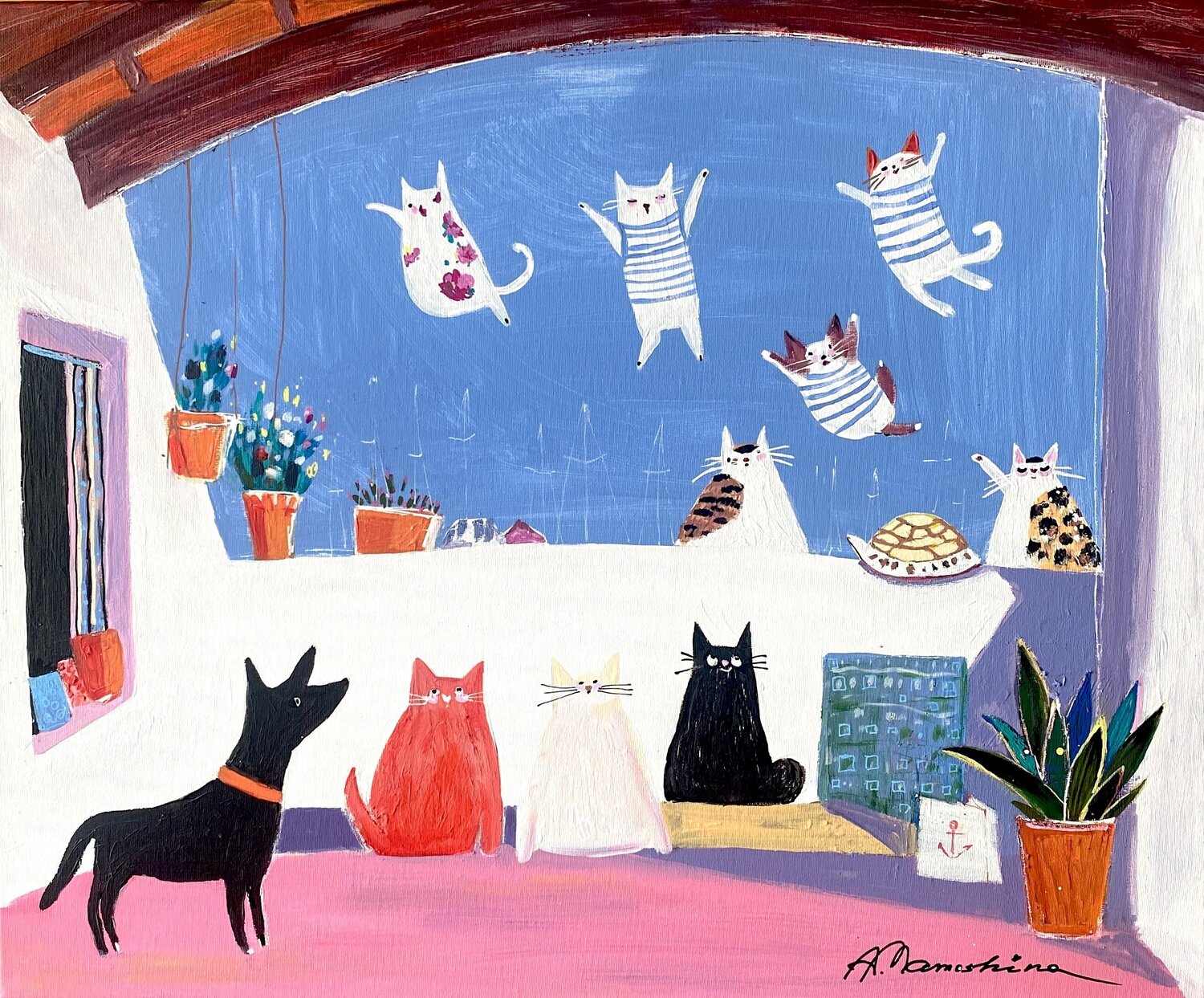 Calling All Dreamers Anastasia Mamoshina Original painting for sale