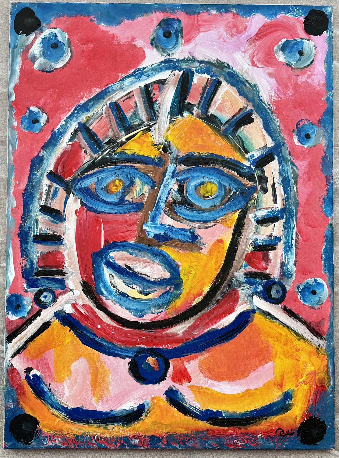 All About My Mother JOSE LUIS ANSON Original painting for sale