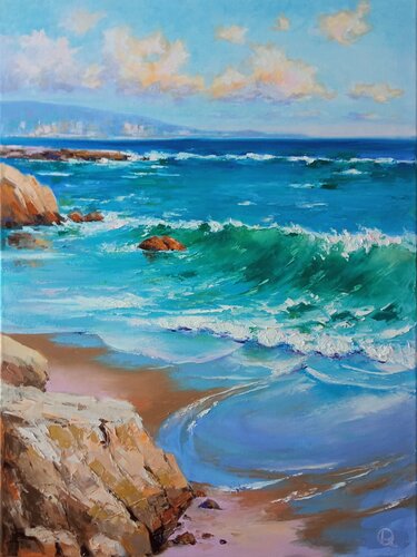 «The Sea» by Oleg Ryzhkov, Painting for Sale on Select