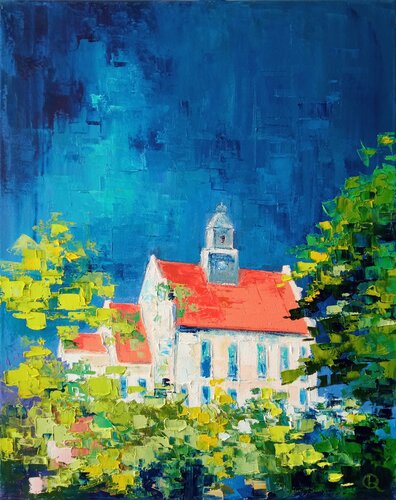 "Urban Interval" by Oleg Ryzhkov, Painting for Sale on Select