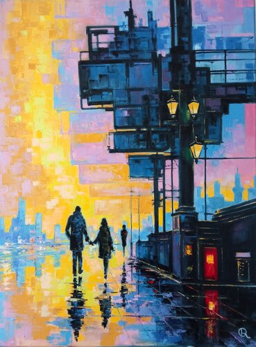 "Passage of Light" by Oleg Ryzhkov, Painting for Sale on Select