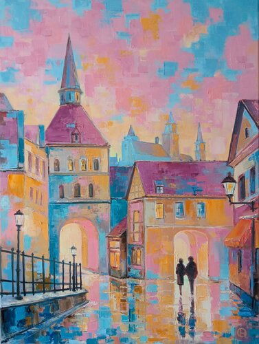 "Harmony of Color" by Oleg Ryzhkov, Painting for Sale on Select
