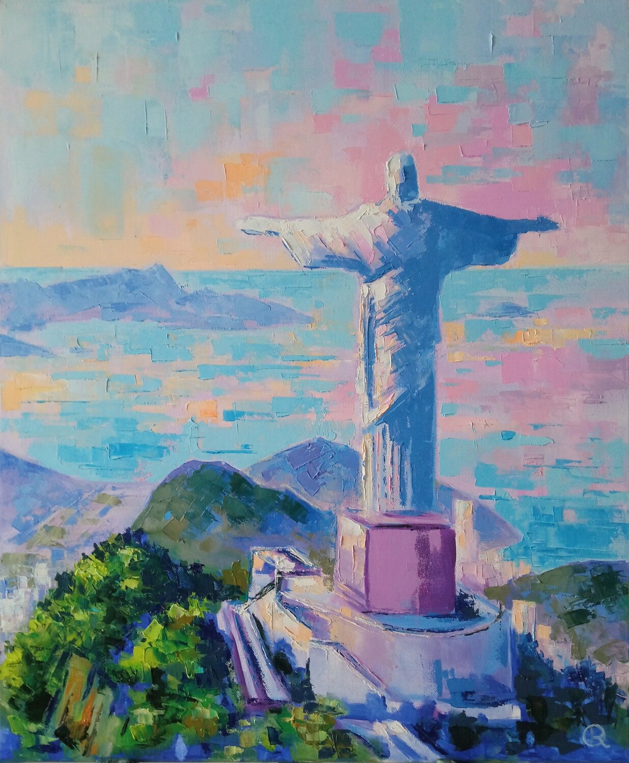 “Morning in Rio” Oleg Ryzhkov Original painting for sale