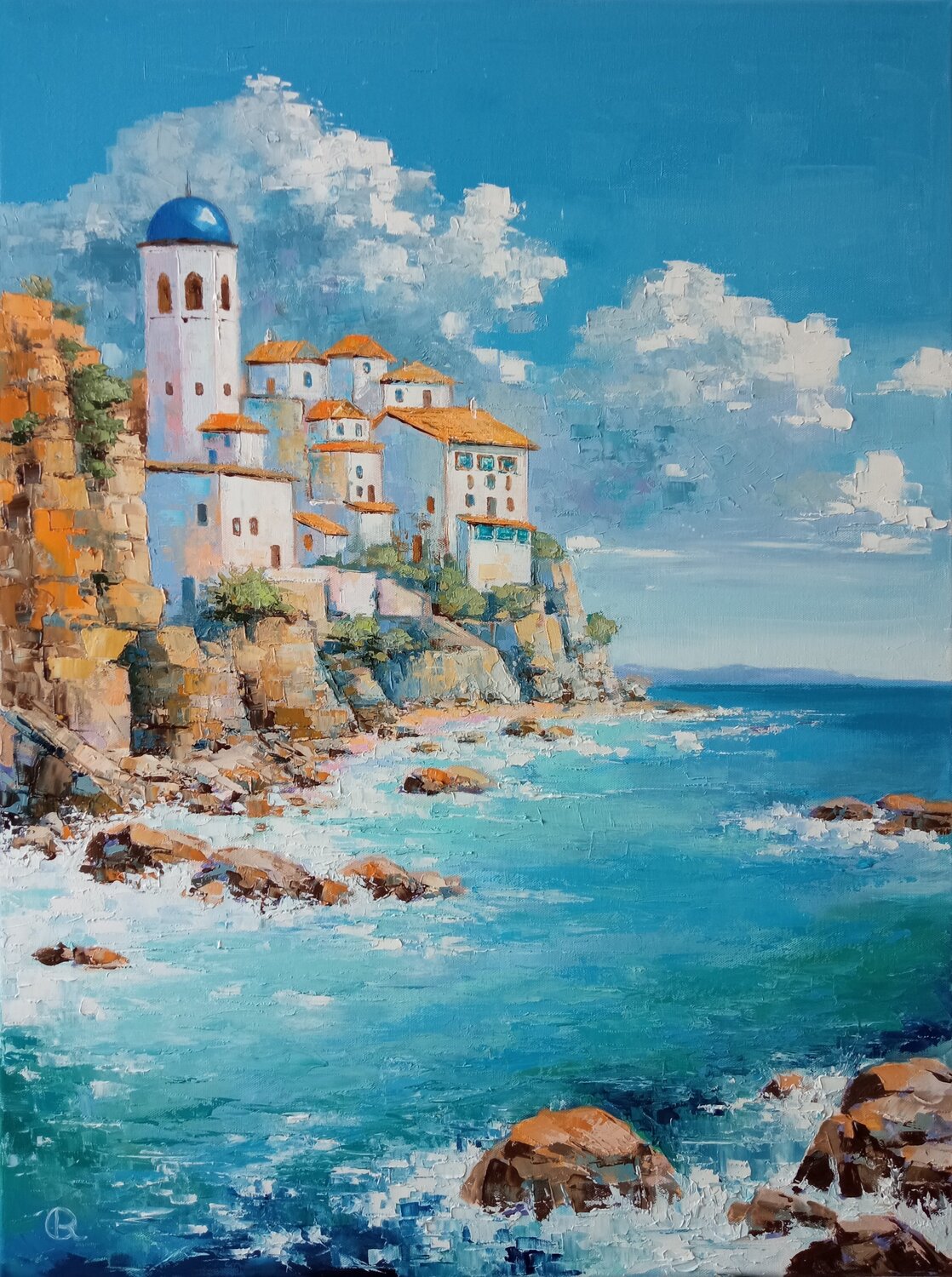 "In the Light" Oleg Ryzhkov Original painting for sale