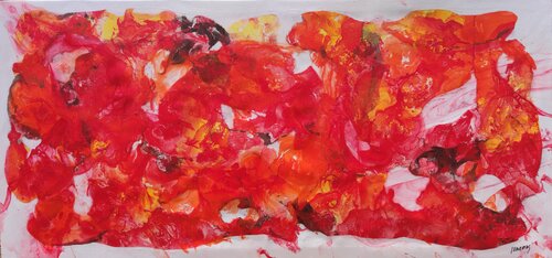Organic las Dalias 26 by Joan Llaverias, Painting for Sale on Select