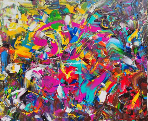 Dripping urban 10 by Joan Llaverias, Painting for Sale on Select