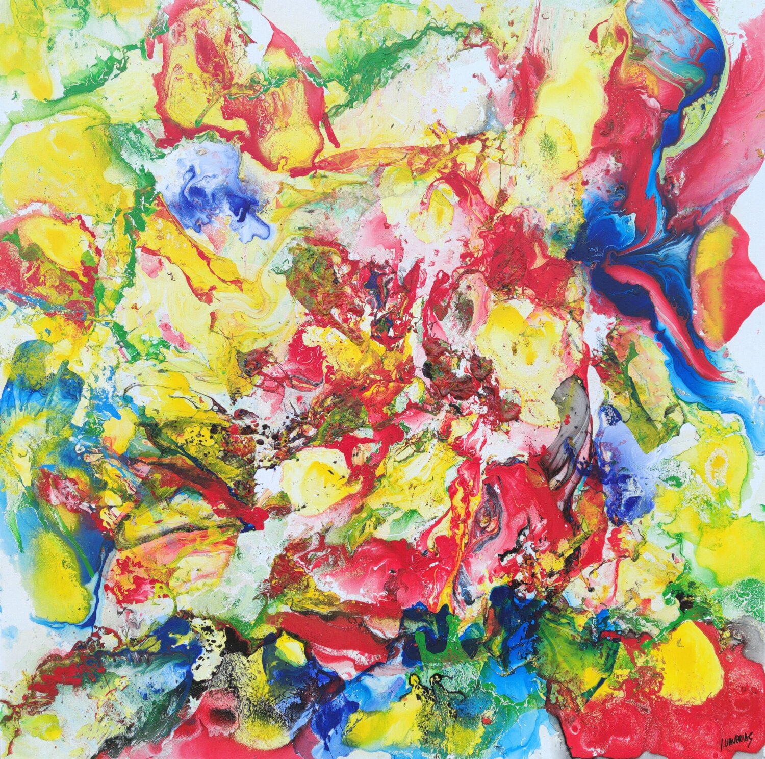 Organic sinfonia 1 Joan Llaverias Original painting for sale