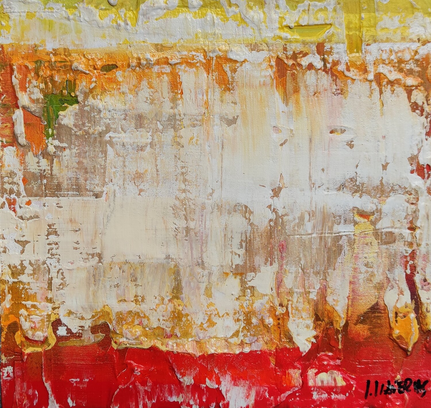 Texture Yaiza 2 Joan Llaverias Original painting for sale