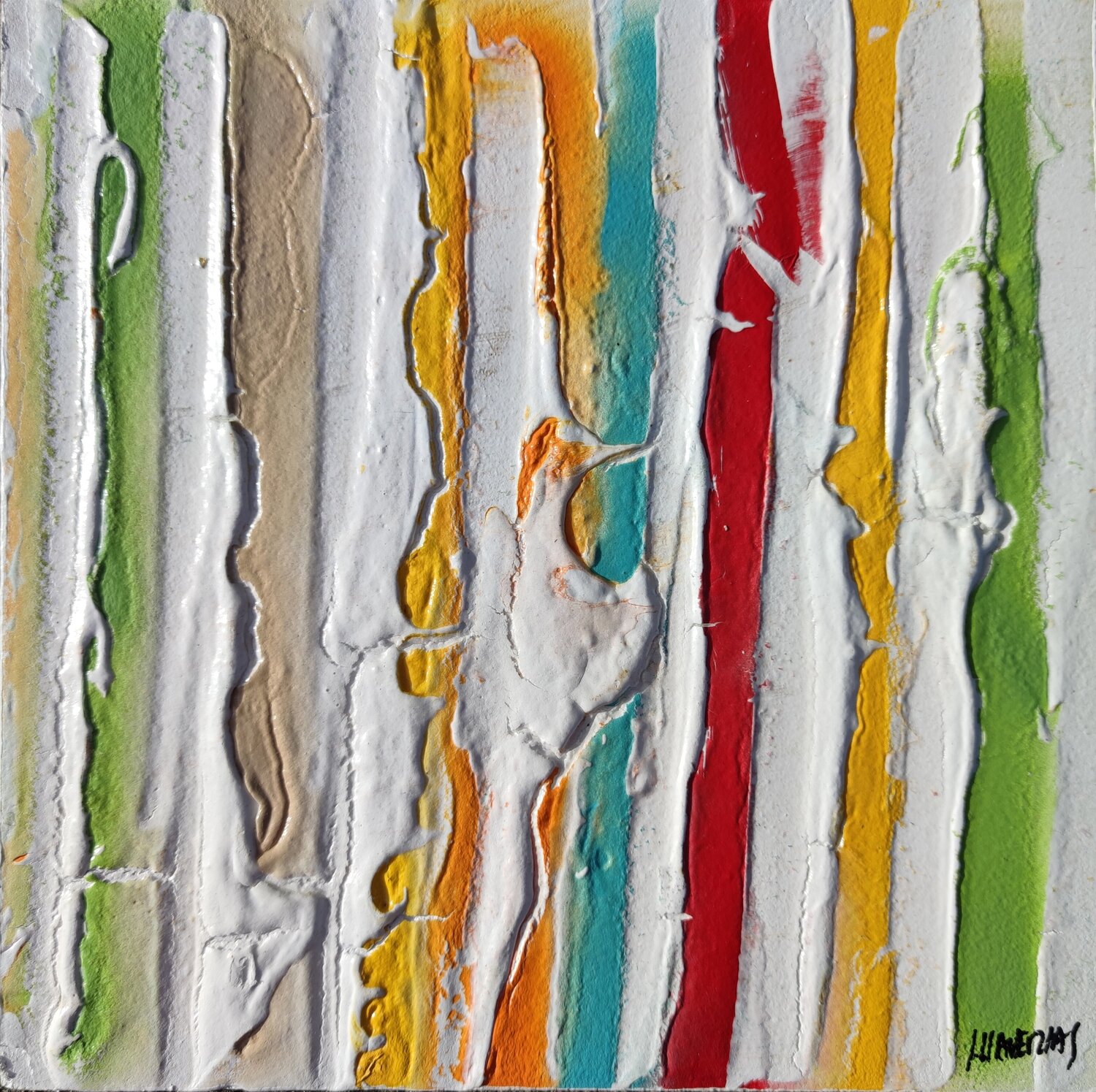 Primavera texture s 1 Joan Llaverias Original painting for sale