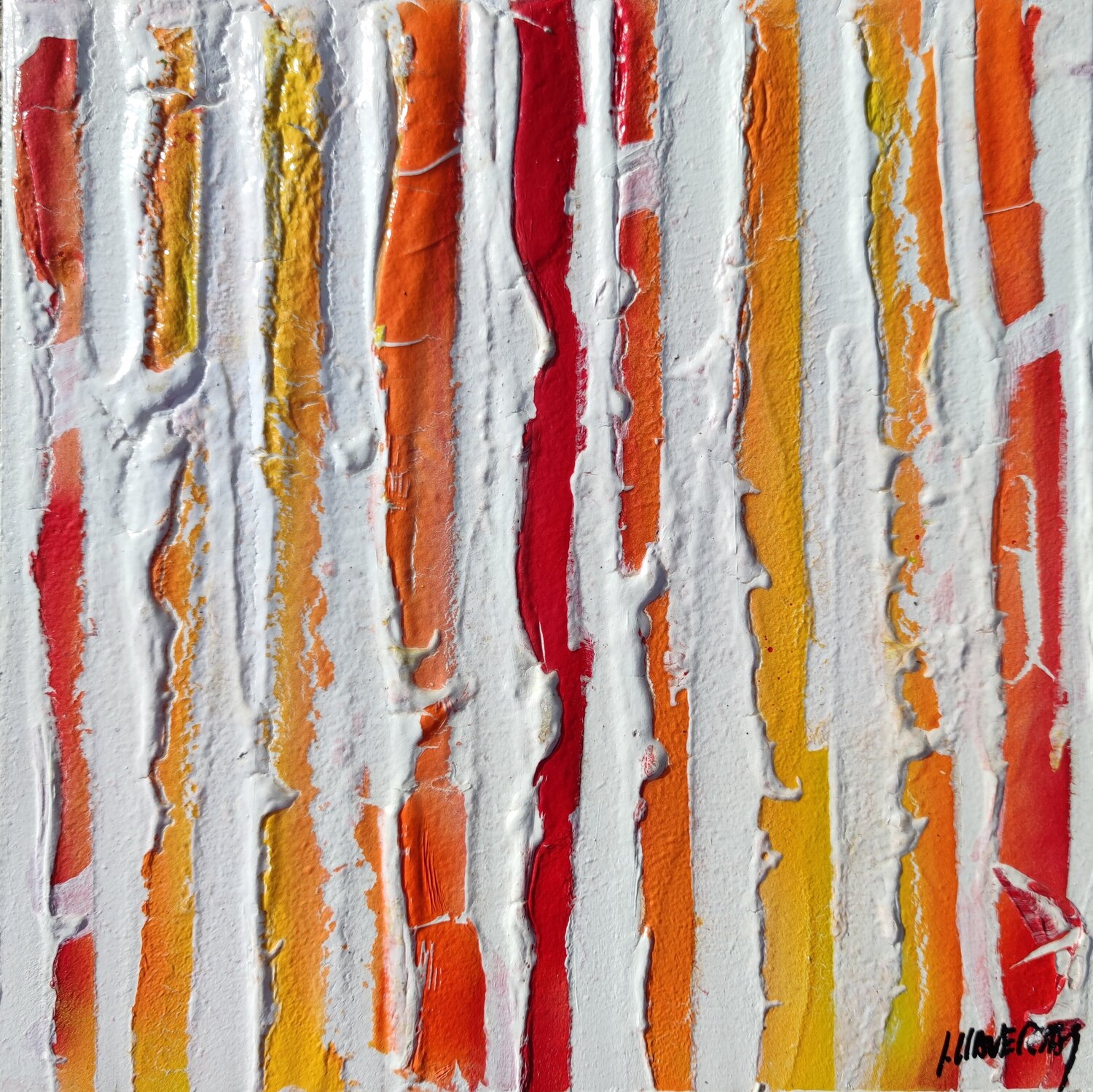 Primavera texture s Joan Llaverias Original painting for sale