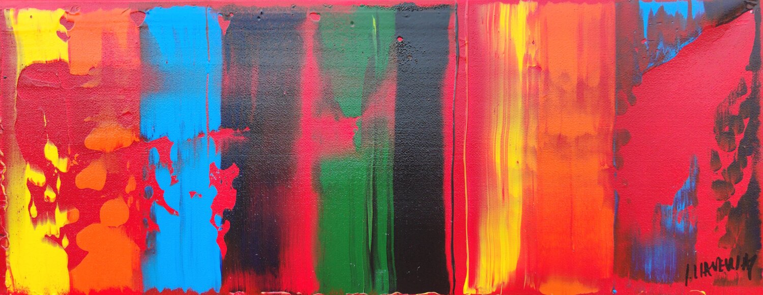 Rojos 1 Joan Llaverias Original painting for sale