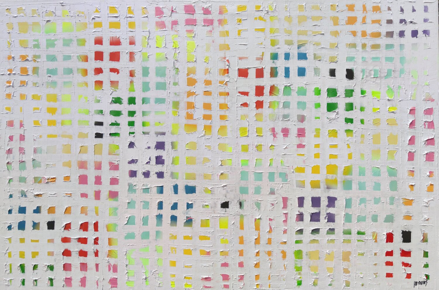 Fractal 42 Joan Llaverias Original painting for sale